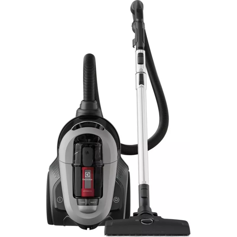 Putekļsūcējs Electrolux EL61A4UG, bezmaiss, sausā tīrīšana, 700 W, 170 W sūkšanas jauda, 9 m vads, 12 m rādiuss, pelēks