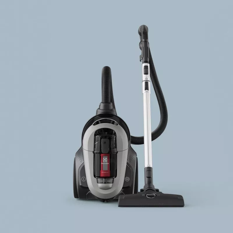 Putekļsūcējs Electrolux EL61A4UG, bezmaiss, sausā tīrīšana, 700 W, 170 W sūkšanas jauda, 9 m vads, 12 m rādiuss, pelēks