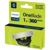 Philips OneBlade 360 QP410/50 rezerves asmens, sudraba/gaiši zaļā krāsā