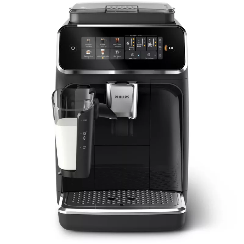 Kafijas automāts Philips EP3341/50 pilnībā automātisks, 1.8 L ūdens tvertne, 275 g pupiņu tvertne, 0.26 L piena tvertne, 15 bāri, keramikas dzirnaviņas