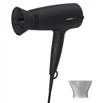 Fēns Philips 3000 sērija BHD308/10 — 1600 W, 3 karstuma un 3 ātruma iestatījumi, salokāms rokturis, pakarināšanas cilpa