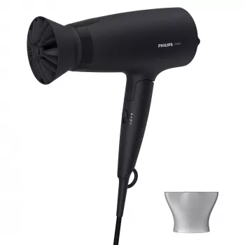 Fēns Philips 3000 sērija BHD308/10 — 1600 W, 3 karstuma un 3 ātruma iestatījumi, salokāms rokturis, pakarināšanas cilpa