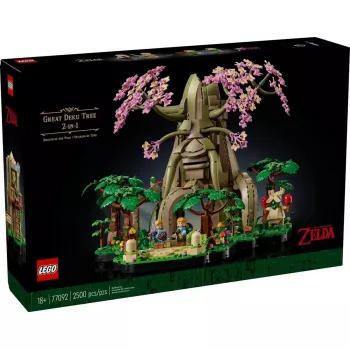 LEGO komplekts The Legend of Zelda Lielais Deku koks 2-in-1 (77092) — 2500 gabali, 4 minifigūras, 330 mm augstums