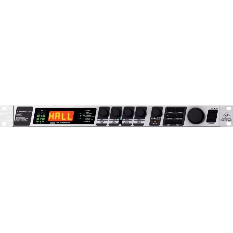 Efektu procesors Behringer FX2000 44.5 mm platums 483 mm dziļums 217 mm augstums