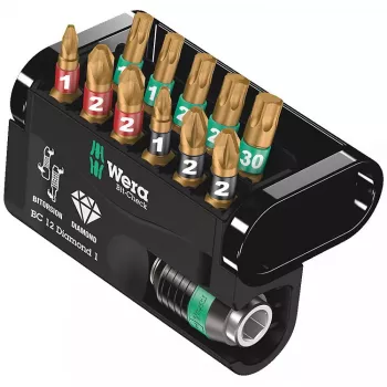 Wera Bit-Check 12 skrūvgriežu uzgaļu komplekts
