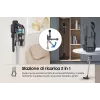 Samsung VS20B75AGR1 2-in-1 nūjas putekļsūcējs, bezmaiss, 550 W, melns/mētru krāsa