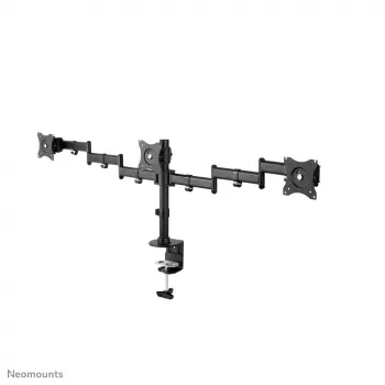 Neomounts NM-D135D3BLACK Monitora roka 10-27 collām, Clamp/Grommet, 8 kg, VESA 75x75/100x100 mm, Melna