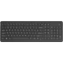 Bezvadu tastatūra HP 225 Full-size Mehāniskā QWERTY Melna