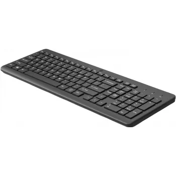 Bezvadu tastatūra HP 225 Full-size Mehāniskā QWERTY Melna