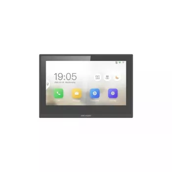 Video Domofons Hikvision DS-KH6351-WTE1 7 collu LCD 1024x600 Melns