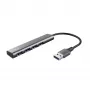 Trust Halyx USB 3.2 Gen 1 (3.1 Gen 1) Type-A 5 Gbit/s Melns, Pelēks
