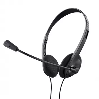 Trust 21665 austiņas/headsets Vadu Iekšauss Zvani/Mūzika Melns