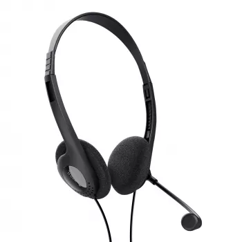 Trust 21665 austiņas/headsets Vadu Iekšauss Zvani/Mūzika Melns
