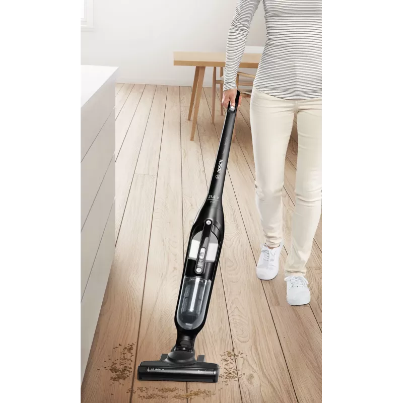 Bosch BBH32101 2-in-1 bezvadu slotiņputekļsūcējs / elektriskā slota, sauss, bezmaiss, melns