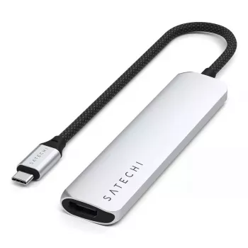 Satechi ST-P6SS USB-C centrmezgls 10000 Mbit/s Sudrabs