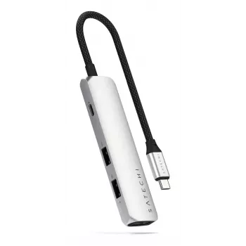 Satechi ST-P4SS USB-C centrmezgls 10000 Mbit/s HDMI USB 3.2