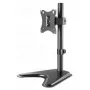 Galda stiprinājums monitoram MANHATTAN 10–27 collu Slīpums/Pagrieziens/Rotācija VESA 75×75–100×100 Maks. 7 kg Melns