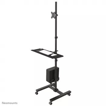 Neomounts FPMA-MOBILE1700 Mobilā darbstacija 10-32 collu, Melna, Tērauds, 8 kg