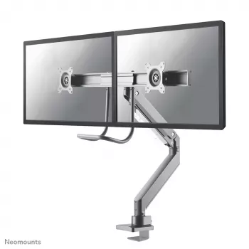 Neomounts NM-D775DXSILVER Monitora roka 10-32 collas - gāzes atspere - Topfix - 180° stops