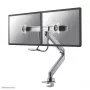 Neomounts NM-D775DXSILVER Monitora roka 10-32 collas - gāzes atspere - Topfix - 180° stops