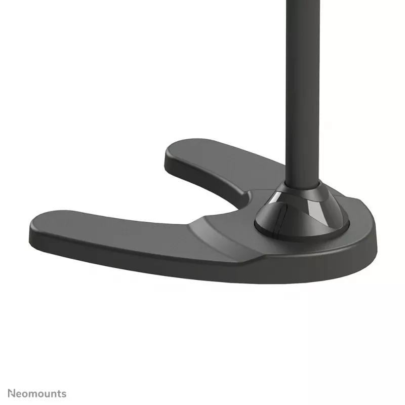 Neomounts FPMA-D700DD galda statīvs diviem monitoriem, pilnībā kustināms, 19-30 collas (48,3-76,2 cm), 8 kg uz ekrānu, VESA 75x75-100x100, statīvs/grommet stiprinājums, melns