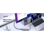 UGREEN Revodok CM511 USB-C centrmezgls 5 vienā (15596), 3 x USB-A, 4K HDMI, USB-C PD 100 W, pelēkā krāsā