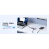 UGREEN Revodok CM511 USB-C centrmezgls 5 vienā (15596), 3 x USB-A, 4K HDMI, USB-C PD 100 W, pelēkā krāsā