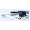 UGREEN Revodok CM511 USB-C centrmezgls 5 vienā (15596), 3 x USB-A, 4K HDMI, USB-C PD 100 W, pelēkā krāsā