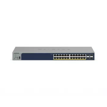NETGEAR GS728TPP pārvaldāms L2/L3/L4 Gigabit Ethernet (10/100/1000) PoE slēdzis, pelēks