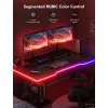 LED lente Govee H61C3 RGBIC spēļu galdam — adresējams RGBIC apgaismojums, elastīga lente