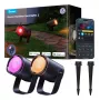 Āra prožektori Govee H7093 RGBICWW 750 lm Wi‑Fi 2.4 GHz, RGB + silta balta