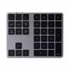 Satechi ST-XLABKM paplašinātā bezvadu Bluetooth ciparu tastatūra, kosmosa pelēka