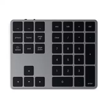 Ciparu tastatūra Satechi ST-XLABKM Bluetooth 33 taustiņi Pelēka
