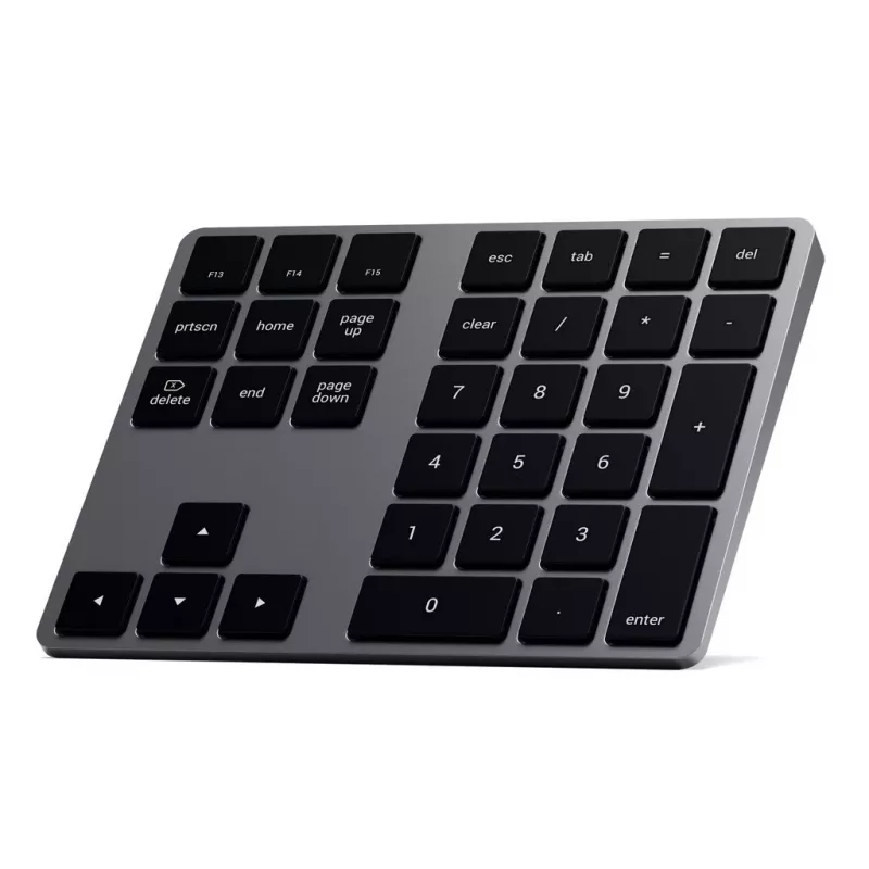 Satechi ST-XLABKM paplašinātā bezvadu Bluetooth ciparu tastatūra, kosmosa pelēka