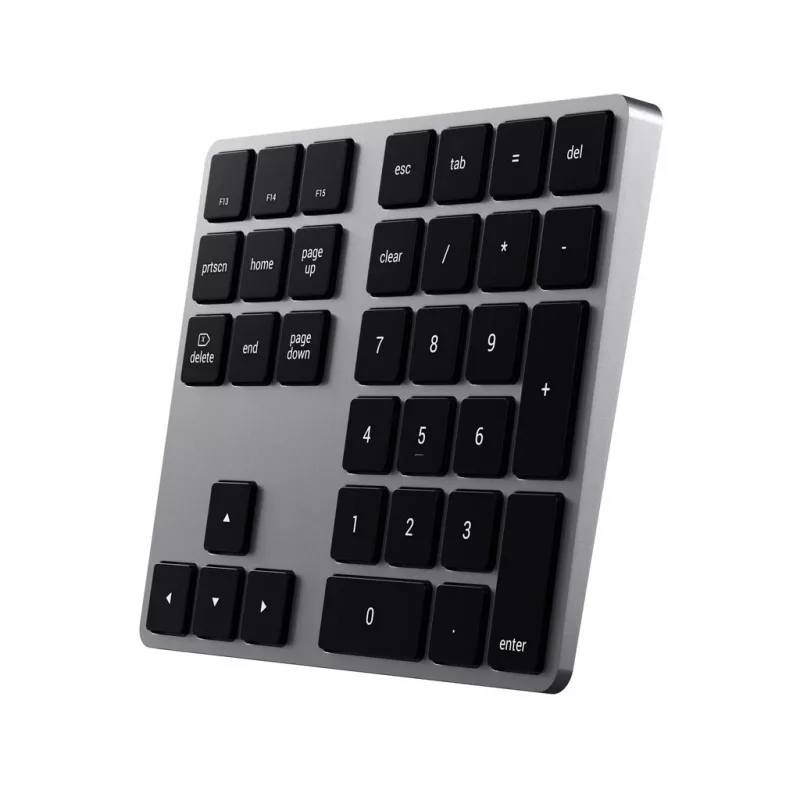 Satechi ST-XLABKM paplašinātā bezvadu Bluetooth ciparu tastatūra, kosmosa pelēka