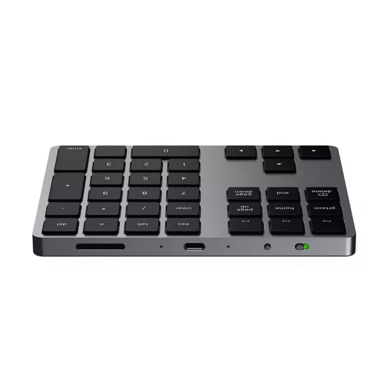 Satechi ST-XLABKM paplašinātā bezvadu Bluetooth ciparu tastatūra, kosmosa pelēka