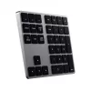 Satechi ST-XLABKM paplašinātā bezvadu Bluetooth ciparu tastatūra, kosmosa pelēka