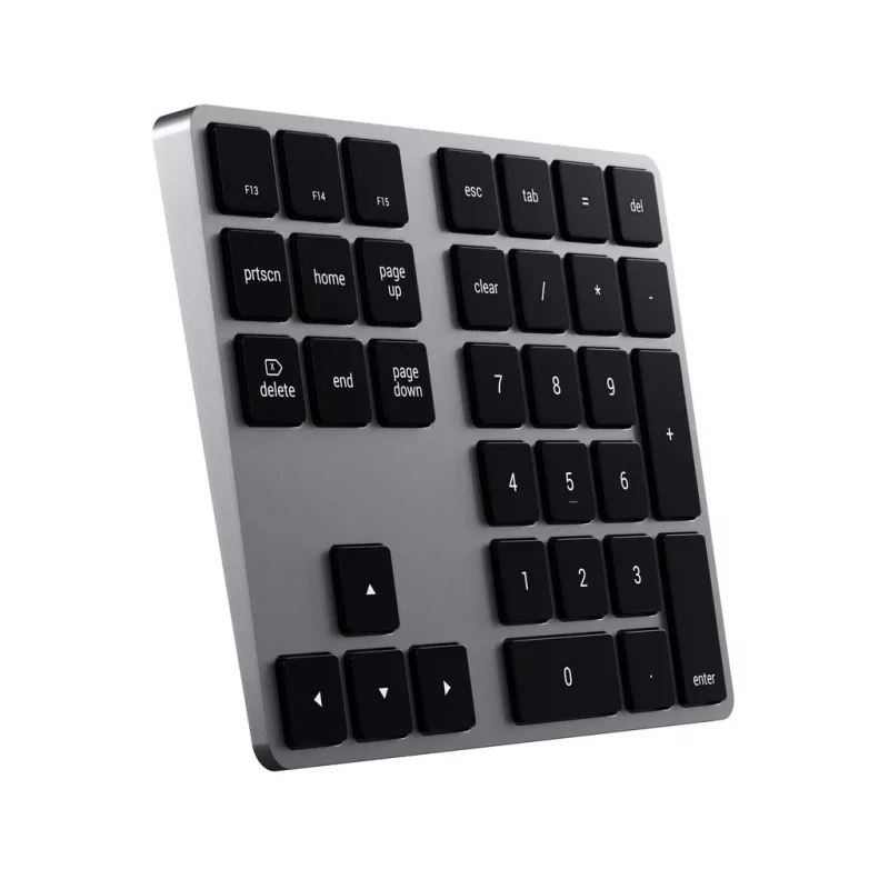 Satechi ST-XLABKM paplašinātā bezvadu Bluetooth ciparu tastatūra, kosmosa pelēka