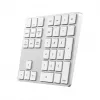 Satechi ST-XLABKS paplašinātā bezvadu Bluetooth ciparu tastatūra, sudraba