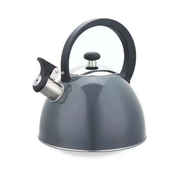 Tējkanna Maestro MR-1302-GREY 2.5 L Nerūsējošais tērauds, Pelēks korpuss, Svārsts, Vēsa skāriena rokturis