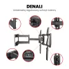 Montis Denali MT162 televizora stiprinājums 37-105 collu ekrāniem, līdz 75 kg, melns