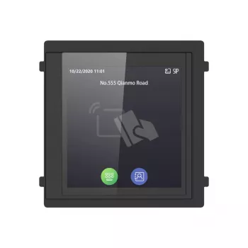 Displejs Hikvision DS-KD-TDM 100mm x 100mm 12V 4W Melns