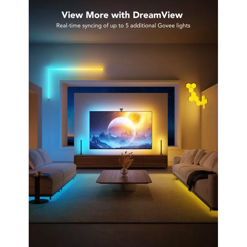 Govee H605C viedā LED lente Wi-Fi/Black 36W 3600mm