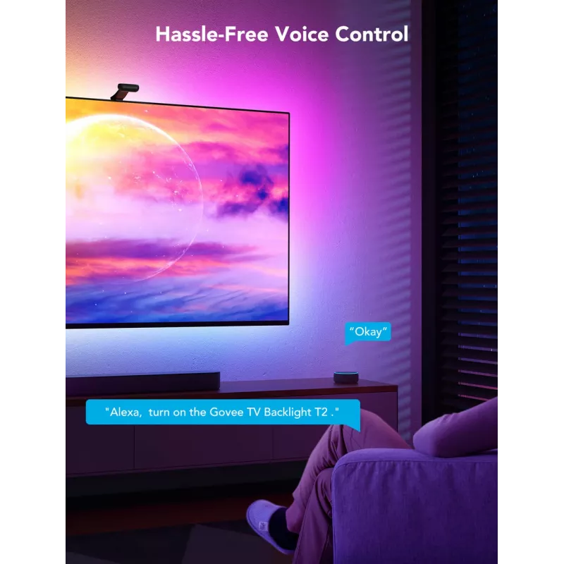 Govee H605C viedā LED lente Wi-Fi/Black 36W 3600mm