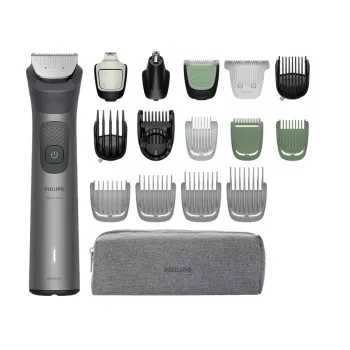 Philips Visapuse Trimmeris 7000 Series MG7941/15 — 17-in-1 uzlādējams trimmeris, 0,5 mm–16 mm, pelēks