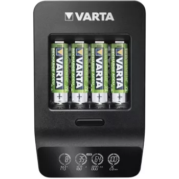 VARTA LCD Smart Charger+ ar 4 AA baterijām 2100mAh