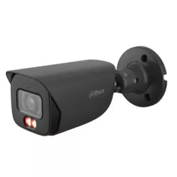 Bullet IP drošības kamera DAHUA IPC-HFW3649E-AS-IL, 6 MP (3288×1850), vadu, PoE, pie griestiem/sienas, iekštelpām/ārtelpām, melna
