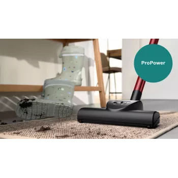 Putekļsūcējs cilindrisks Bosch Serie 4 BGB41POW1 — 850 W, 4 L putekļu maiss, HEPA13, teleskopiska metāla caurule