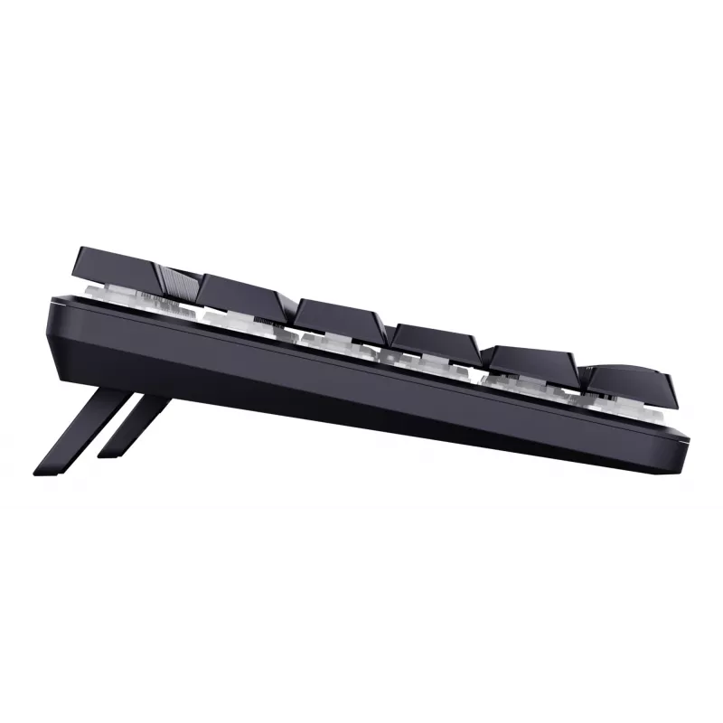 Trust GXT 868 Torix spēļu tastatūra USB + RF bezvadu + Bluetooth QWERTY US English Melna