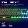 Trust GXT 868 Torix spēļu tastatūra USB + RF bezvadu + Bluetooth QWERTY US English Melna